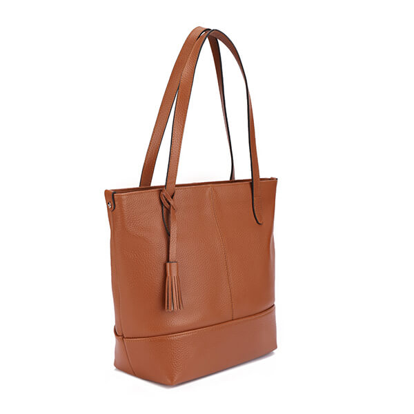 Cyra – Leather Tassel Tote Bag