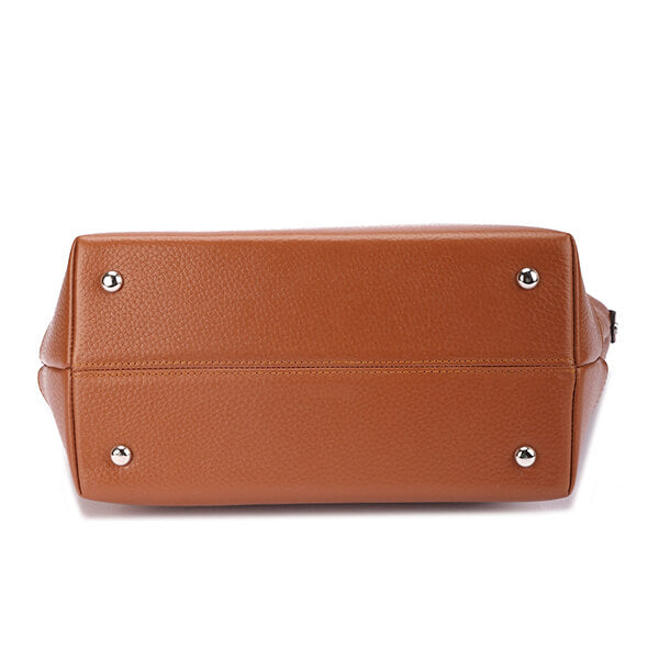 Cyra – Leather Tassel Tote Bag