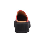 Leather Platform Mules