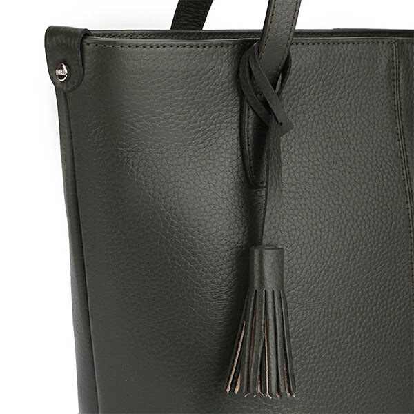 Cyra – Leather Tassel Tote Bag