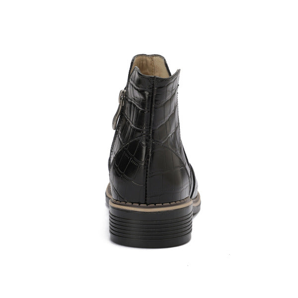 Tassel Ankle Leather Boots