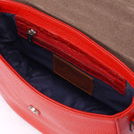 حقيبة كوسبودي مزينة بالشراشيب باللون الأحمر