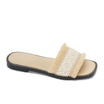 Fringed Slide Slippers