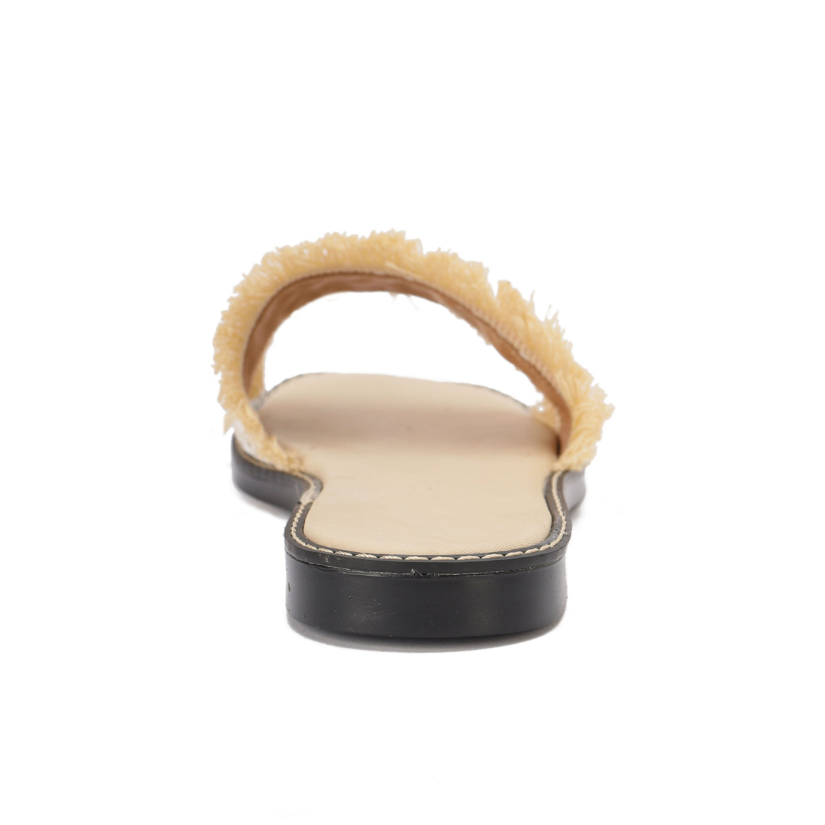 Fringed Slide Slippers
