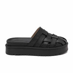 Platform Woven Slides