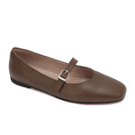 Square Toe Mary Jane Ballet Flats