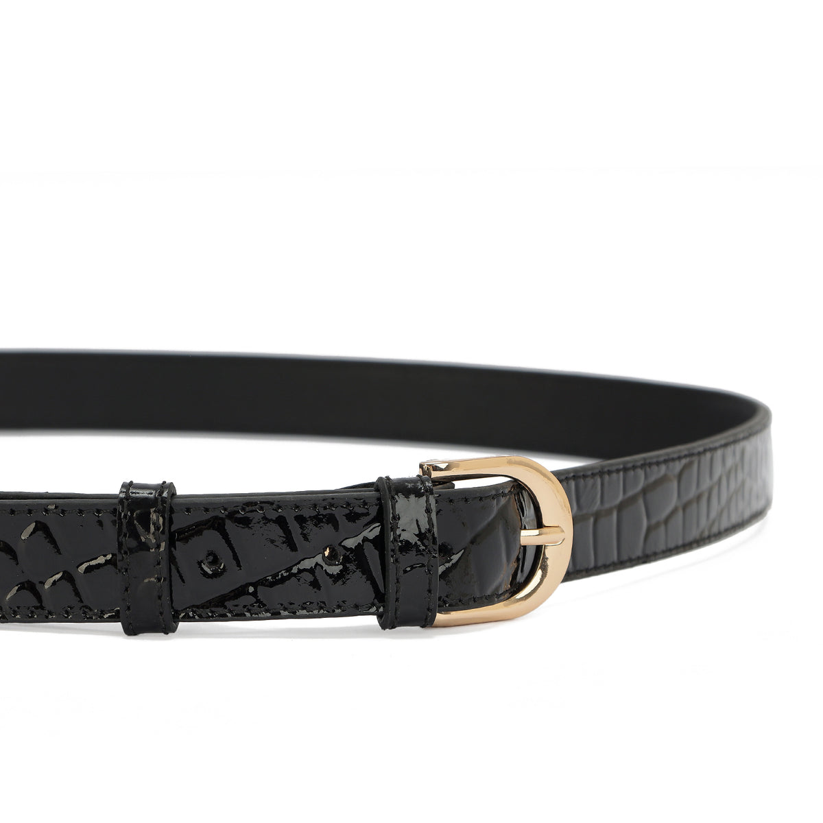 Classic Thin Leather Belt