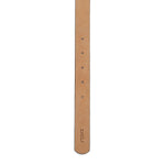 Classic Thin Leather Belt