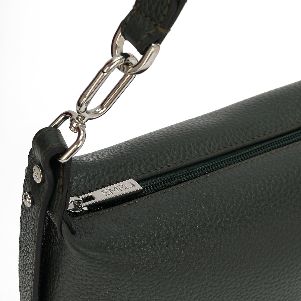 Classic Leather Shoulder Bag