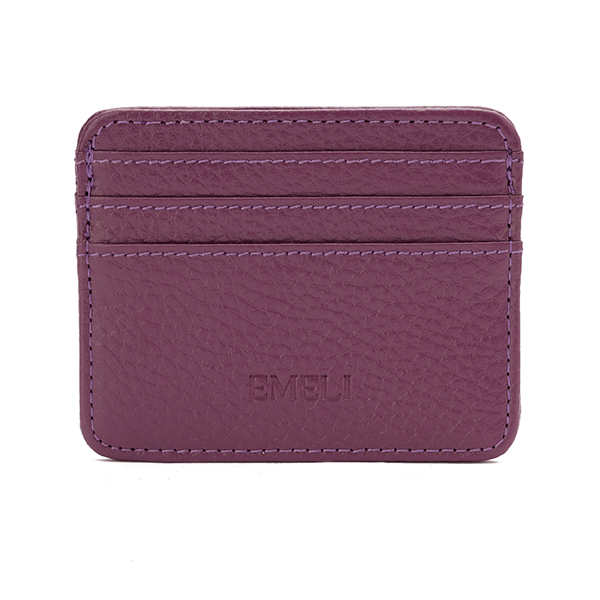 حامل بطاقات جلدي من إيميلي