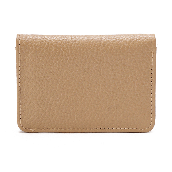 حامل بطاقات جلدي 2 في 1