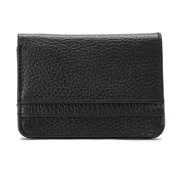 حامل بطاقات جلدي 2 في 1