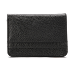 حامل بطاقات جلدي 2 في 1