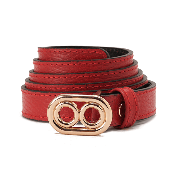 Double Ring Leather Belt