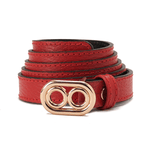 Double Ring Leather Belt