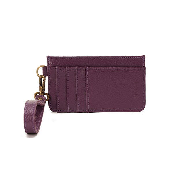 Floral Leather Cardholder