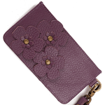 Floral Leather Cardholder