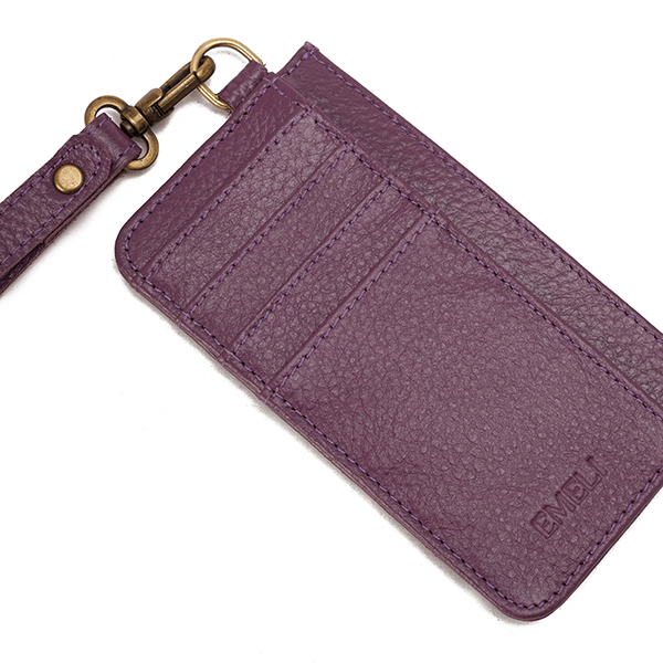 Floral Leather Cardholder