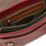 ألينا - حقيبة كروس بودي جلدية متعددة الجيوب