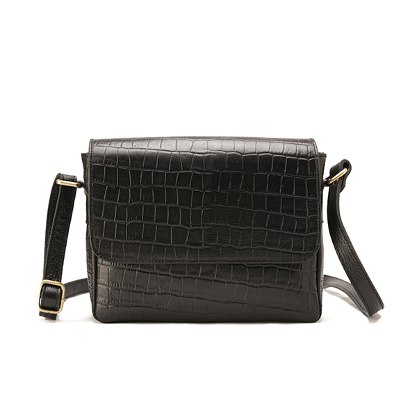 ألينا - حقيبة كروس بودي جلدية متعددة الجيوب