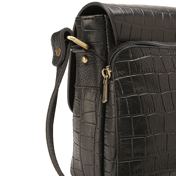 ألينا - حقيبة كروس بودي جلدية متعددة الجيوب