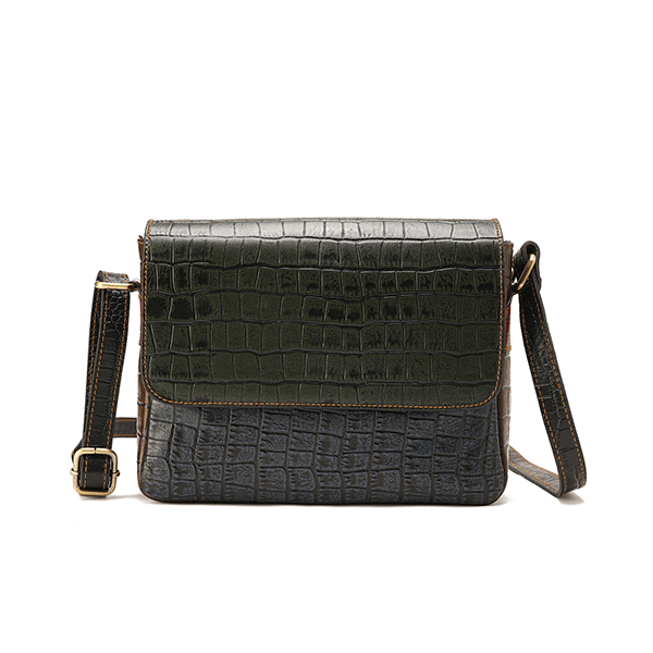 ألينا - حقيبة كروس بودي جلدية متعددة الجيوب