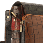 ألينا - حقيبة كروس بودي جلدية متعددة الجيوب