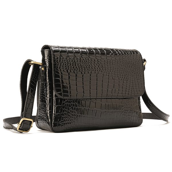 ألينا - حقيبة كروس بودي جلدية متعددة الجيوب