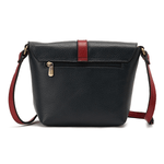 حقيبة كروس جلدية باللون الأزرق الداكن * البيج * العنابي