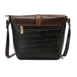 حقيبة كروس جلدية مطبوعة بألوان متعددة