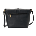 حقيبة كروس جلدية سوداء