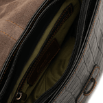 حقيبة كروس جلدية مطبوعة بألوان متعددة