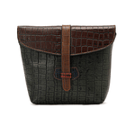 حقيبة كروس جلدية مطبوعة بألوان متعددة