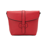 حقيبة كروس جلدية حمراء