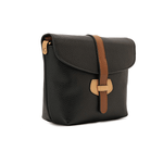 حقيبة كروس جلدية هافانا * بيج * أسود