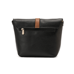 حقيبة كروس جلدية هافانا * بيج * أسود