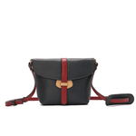 حقيبة كروس جلدية باللون الأزرق الداكن * البيج * العنابي