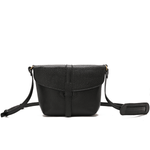 حقيبة كروس جلدية سوداء