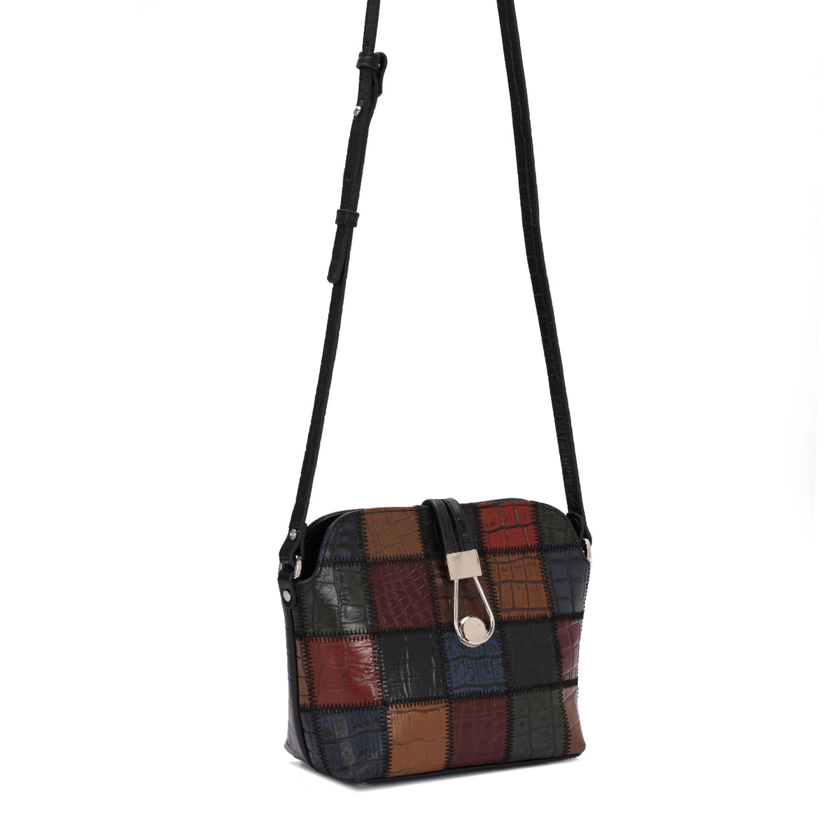 Tara – Leather Crossbody Bag with Buckle