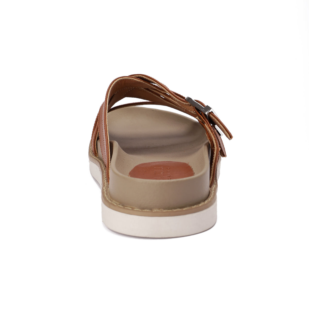 Urban Buckle Cross Slide Slippers