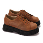 Chunky Platform Leather Shoes