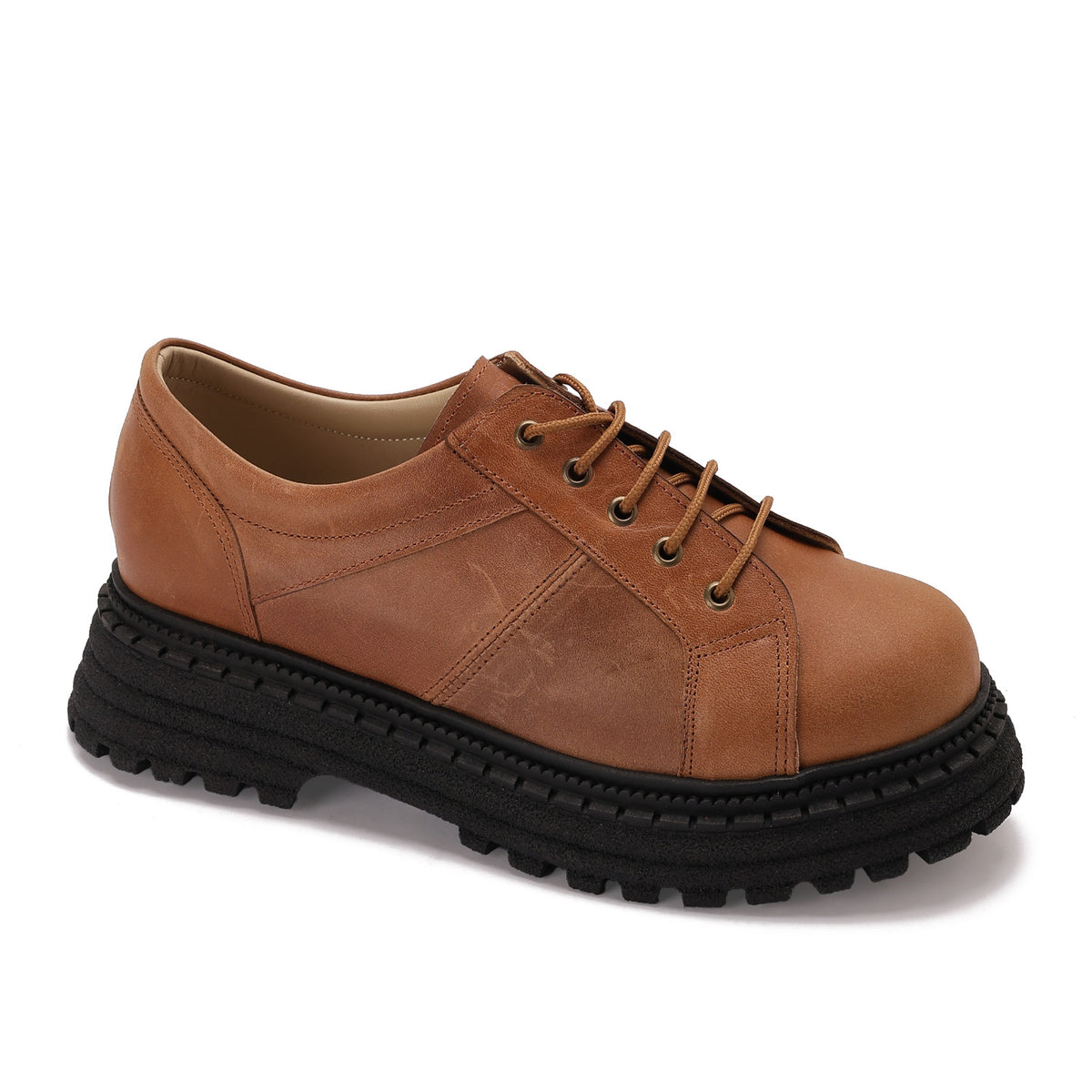 Chunky Platform Leather Shoes