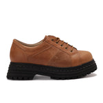 Chunky Platform Leather Shoes