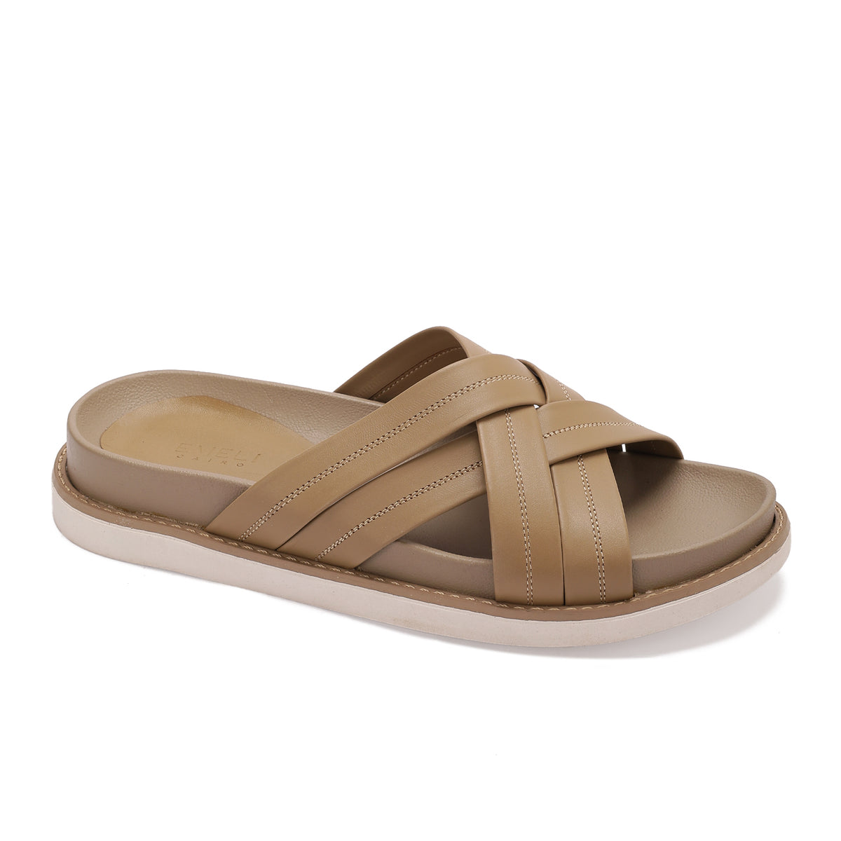 Cross Strap Slide Slippers