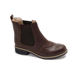 Leather Brogue Boots