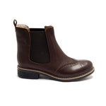 Leather Brogue Boots