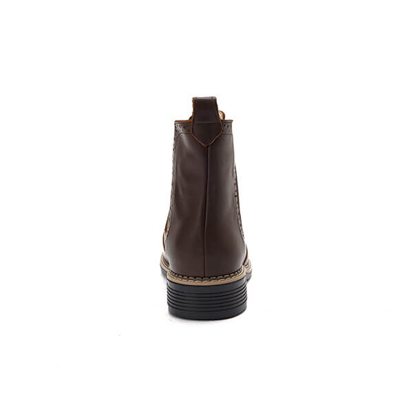 Leather Brogue Boots