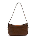 حقيبة كتف جلدية بطبعة هافانا