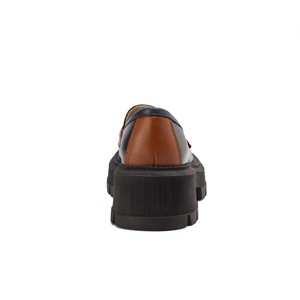 Leather Platform Loafers