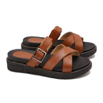 نعال متقاطعة غير لامعة